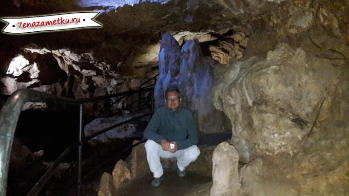 Внутри Красной пещеры Крым Перевальное